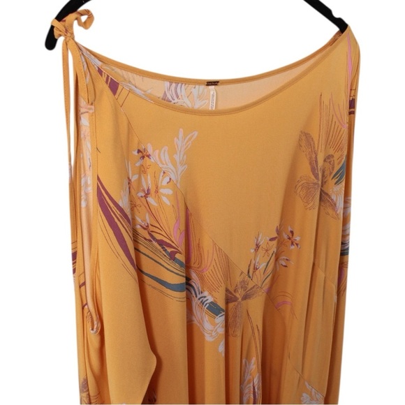 Free People Clear Skies Cold Shoulder Fairy Whimsical Garden Party Dress Size L - Picture 4 of 10
